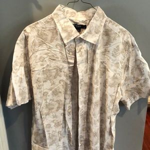 SOLD Cremieux short sleeve button up xl